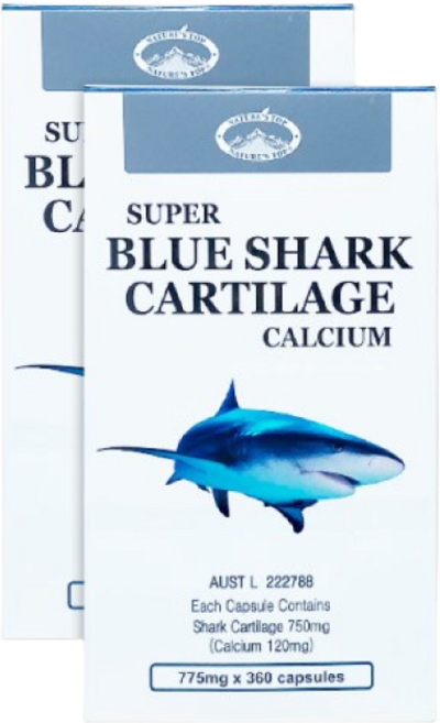 호주 어골칼슘 청상어연골 콘드로이친 360캡슐, 360정, 2개