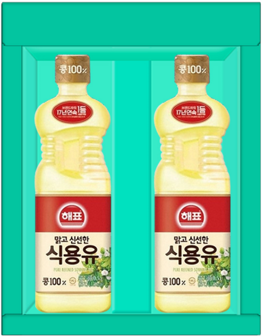 프리미엄 해표 식용유 2P 명절종합선물세트, 10세트