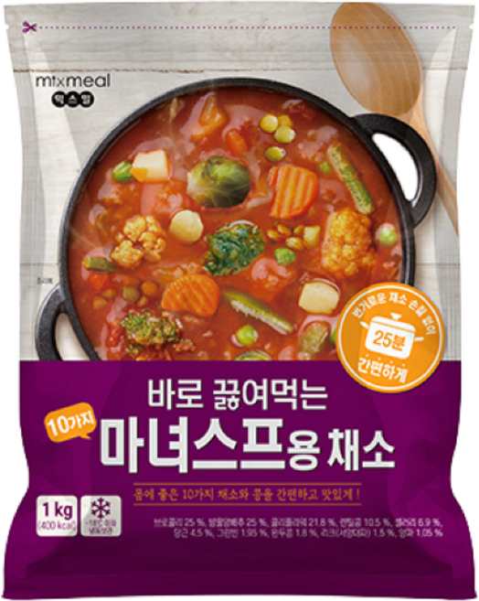 [믹스밀] 바로 끓여먹는 마녀스프용채소, 1개