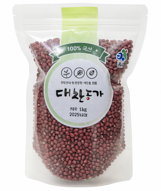 국산팥 적두 2025햇팥 지리산팥 1kg 선별완료, 1개