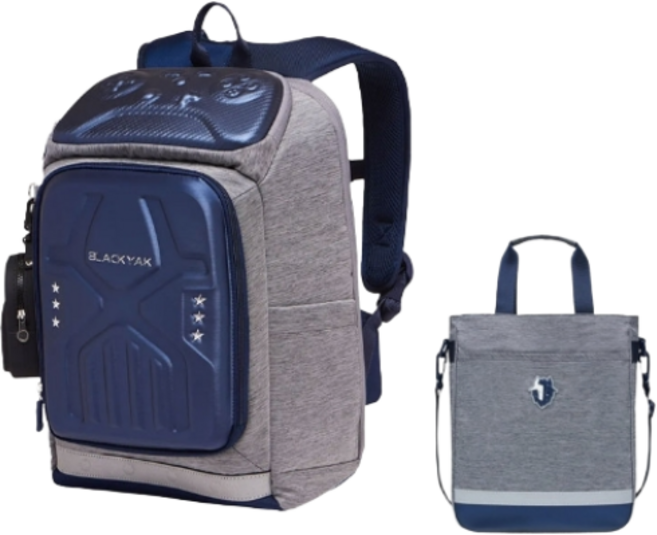 블랙야크 슈퍼노바 초등학생 어린이 하드쉘 책가방 보조가방 세트