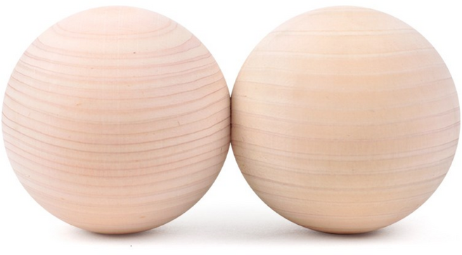 에코리즈 필라테스 편백 땅콩볼, 1개