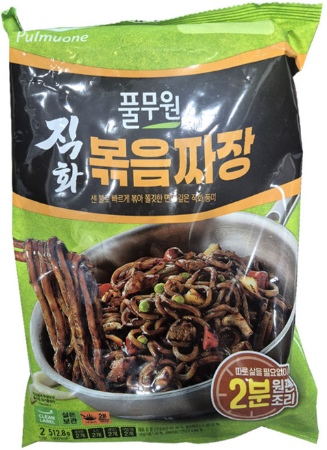 풀무원 직화 볶음 짜장 2인분 512.8g, 1개