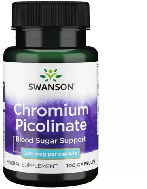 Swanson 크로뮴 피콜리네이트 200Mcg 캡슐, 100개입, 1개, 100정 - 쿠팡