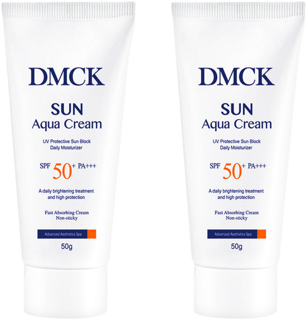 DMCK 水感防曬霜 SPF50+ PA+++, 50g, 2條
