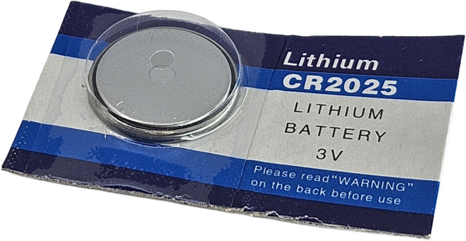 CR2025 리튬 건전지 코인셀 배터리, 1개, 1매입