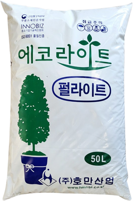펄라이트 50L 대포장 파라소 옥상 조경 인공토 경량 토양, 1개
