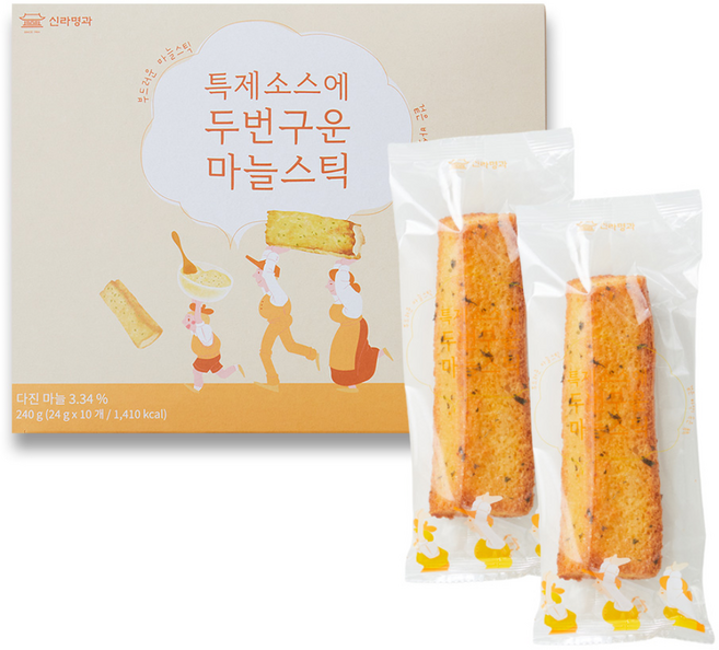 특제소스 마늘스틱 24g 10개입 선물용쇼핑백, 240g, 1개