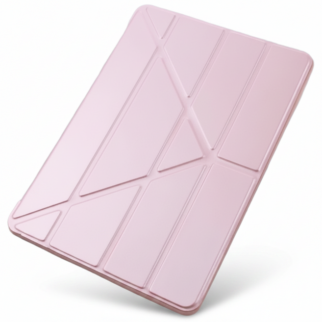 變形蜂巢 犀牛套 iPad 11吋 (A16/2025) 保護殼 蜂巢散熱 多角度支撐 耐磨防刮, 玫瑰金, 1個
