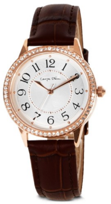 로렌스 CARPE DIEM 여성 JEWEL 가죽시계