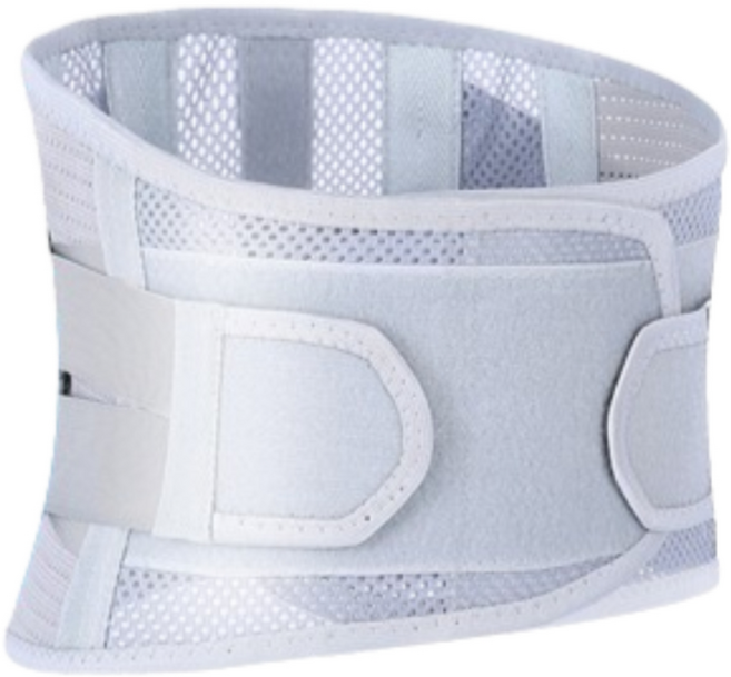 지지애 9개 지지대 온열 허리보호대 복대 밴드, 1세트