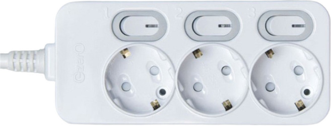 이제로 3구 개별안전멀티콘센트 국산 개별스위치 절전 멀티탭, 1개, 1.5m