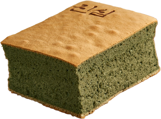 진심 대왕 쑥카스테라 케이크 450g 단품, 1개