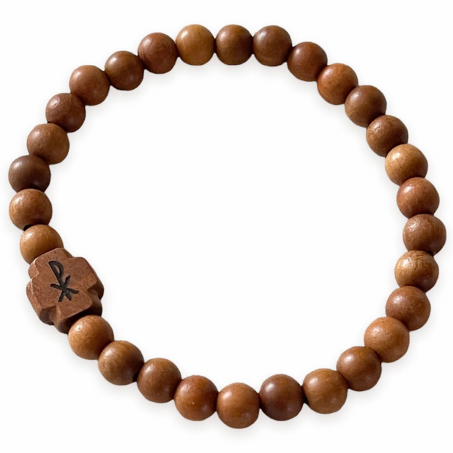 클라묵주 (KLAR) 홍대추 Px 십자가 묵주팔찌