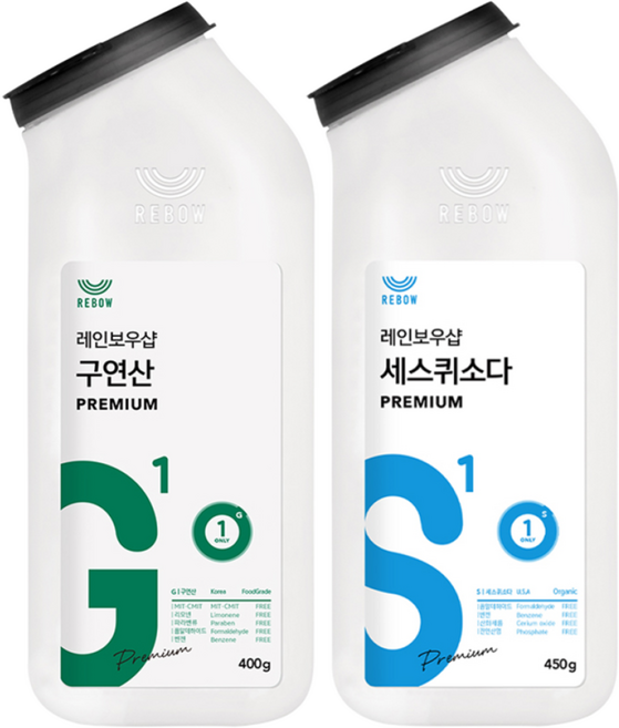 레인보우샵 세탁 유연 2종 세트, 1세트, 850g