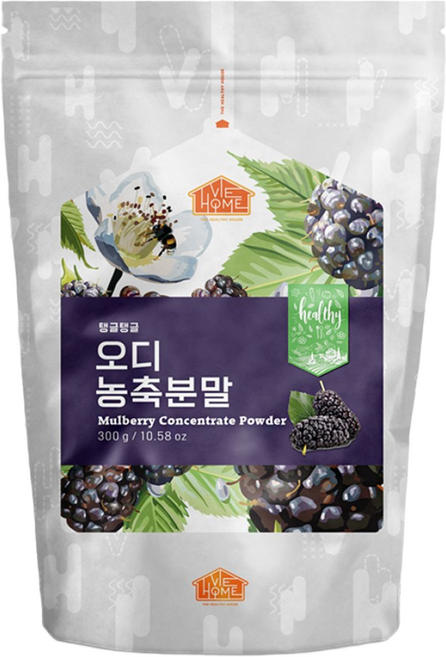 건강한우리집비옴 탱글탱글 오디 농축분말, 300g, 1개