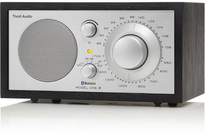 티볼리 오디오 모델 원 BT 블루투스 라디오 스피커, 블랙/실버