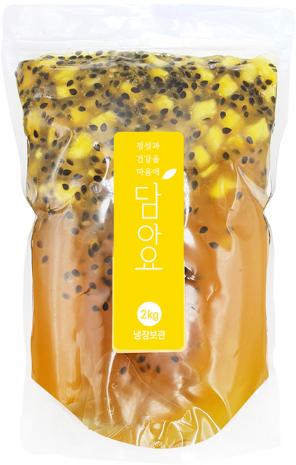 담아요 수제 파인패션후르츠청(정백당), 1개, 1개입, 2kg