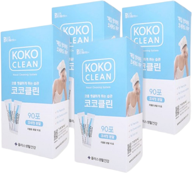 코코클린 리필용분말(360포) 코세척 코세정, 1세트