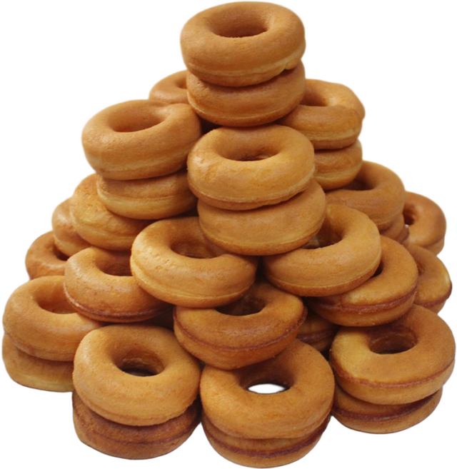 오븐에 구운 미니도너츠 250g+250g (약50개입) 당일생산 무방부제, 10g, 50개