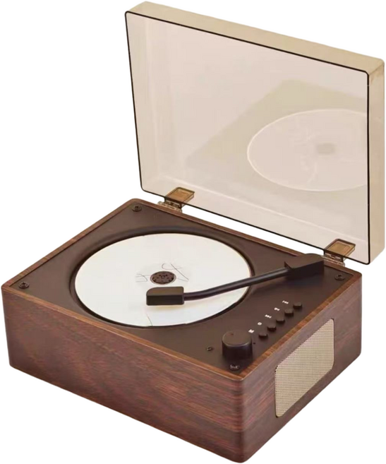 스타일닥터 CD플레이어 휴대용 블루투스 빈티지, 월낫, CD001