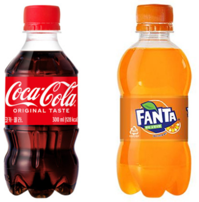 코카콜라 300ml 12입 + 환타 300ml 12입, 1세트, 355ml