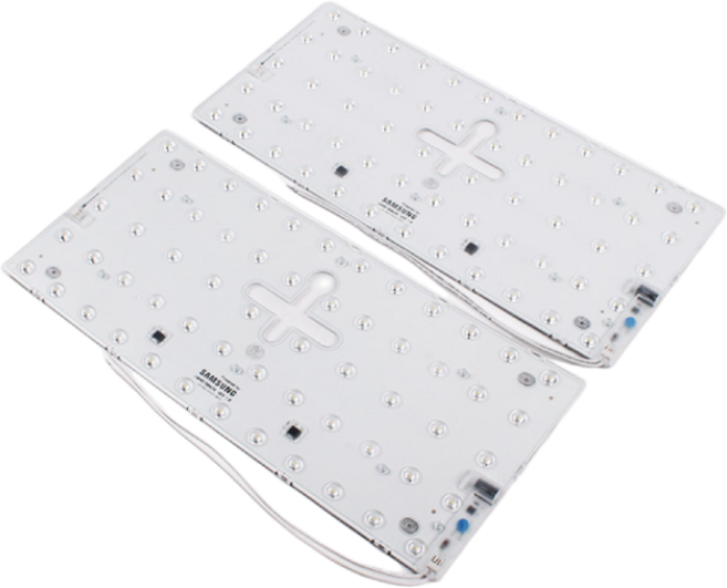 공간LED LED모듈 리폼 PCB 사각방등용 60W 국내산 방등 거실등 교체, 주광색, 1개