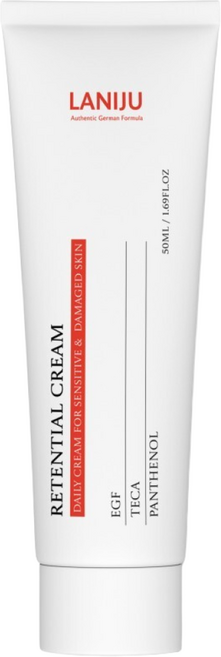 [김지민 크림] 라니쥬 리텐셜 크림 l EGF크림 진정 리페어 판테놀 올인원 장벽 탄력 피부과, 1개, 80ml