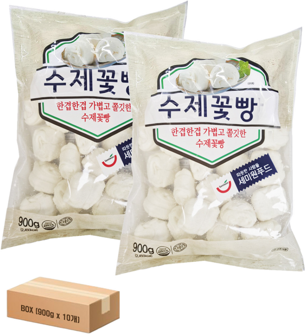 세미원 수제꽃빵 900g [30g x 30개입] X 10개, 20개