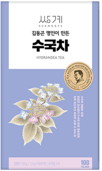 쌍계명차 김동곤 명인이 만든 수국차, 1.2g, 100개입, 1개