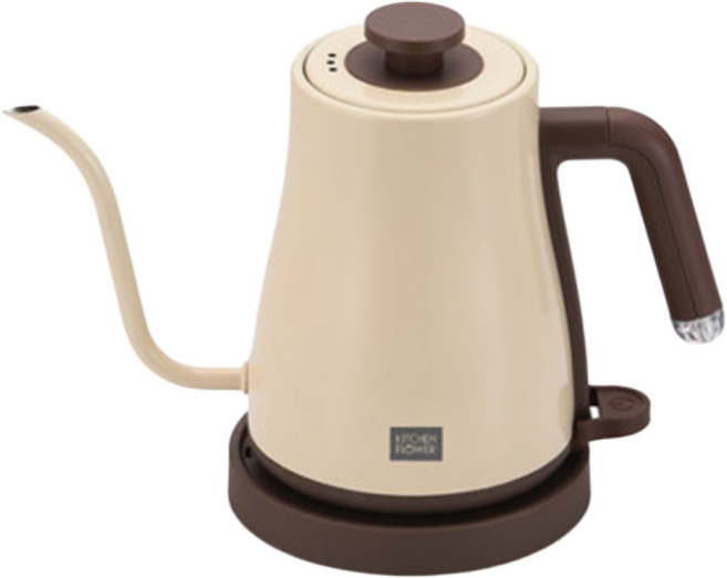 키친플라워 뉴트로 전기 드립 주전자 1.2L, KEK-DJD120, 키친플라워 KEK-DJD120