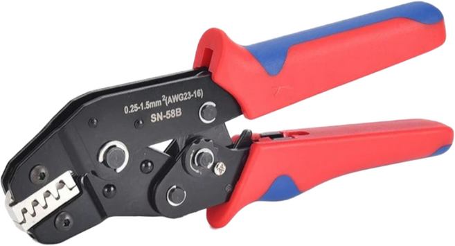 JEKYU DIY 전용압착기 SN-58B 신주 납작 단자 터미널 압착 전선, 1개