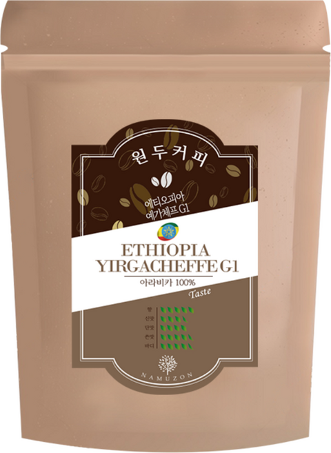 [기본 원두] 에티오피아 예가체프 G1_홀빈, 1개, 500g, 홀빈(분쇄안함)