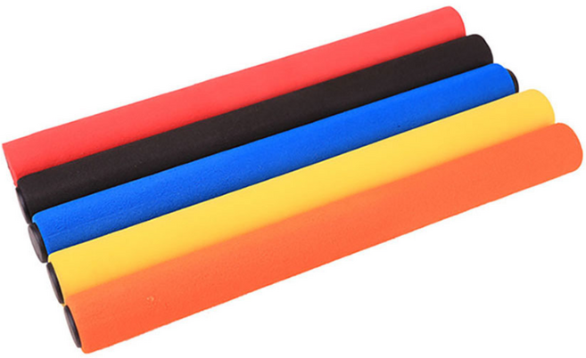 소프트글라이드바톤 안전한 릴레이 바톤 세트, 5개, 혼합색상