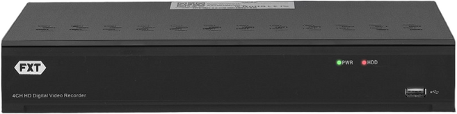 FXT - Pro 4채널 800만 화소하이브리드 녹화기(하드미포함) CCTV 녹화기, 4CH 800만 하이브리드 녹화기, 1개