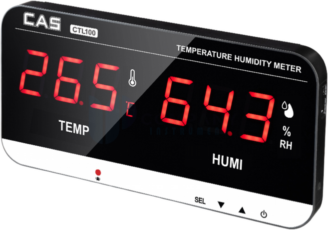 카스 대형 온습도계 실내 사무실 학교 벽걸이 디지털 온습도 측정기 CTL Series, CTL100(센서/내장형), 1개