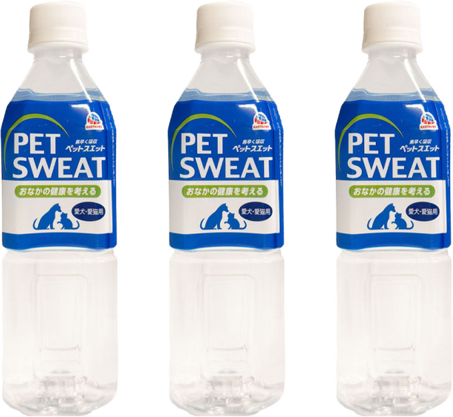 NEW 펫스웨이트 장건강 강아지 고양이 음료, 3개, 500ml, 장건강케어 무맛