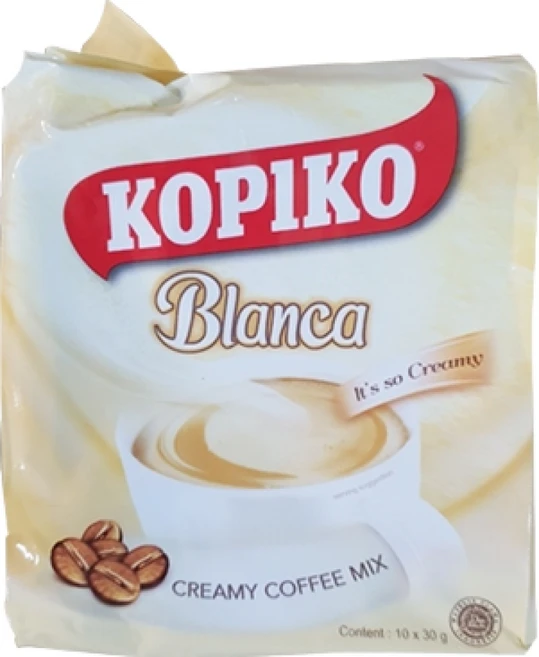 Kopiko Blanca Coffee Mix 30gx10 코피코 블랑카 커피 믹스, 30g, 10개입, 1개 - 쿠팡