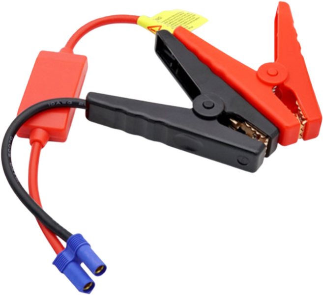 프루젠 EC5 XT90 점프스타터 케이블 악어클립 600A, 단품, 1개