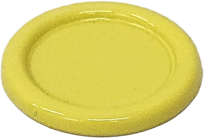 크레스티드 게코 이지클린 슈퍼푸드 밥그릇, 1개, 옐로우