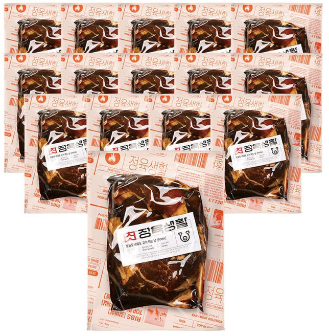 [무료배송/당일출고] 정육생활 간장 돼지불고기 200g, 15개