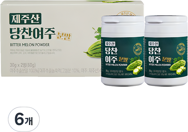 지비엠에스 제주산 당찬여주 분말, 30g, 12개