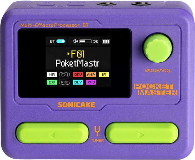 소니케이크 포켓마스터 Pocket Master QME-10 PP / 일렉기타 초소형 멀티이펙터