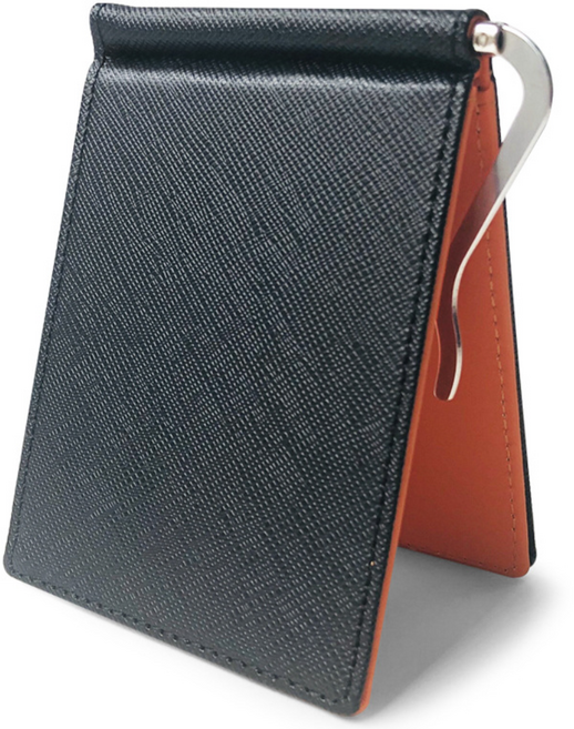 애치비 슬림 지페클립 남성 가죽 카드지갑