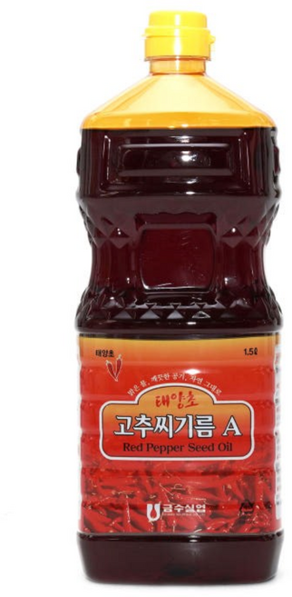 금수 프리미엄 태양초 고추씨기름A PET, 1.5L, 1개