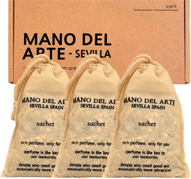 마노델아르떼 샤쉐 니치퍼퓸 걸이형 옷장방향제, 25g, 3개, 집시워터