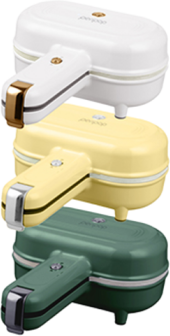 [페리팝] 샌드위치 메이커/반쪽샌드위치, 화이트, EL-3020A