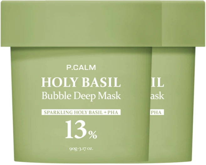 피캄 홀리바질 버블 딥 마스크, 1개입, 2개 - 쿠팡