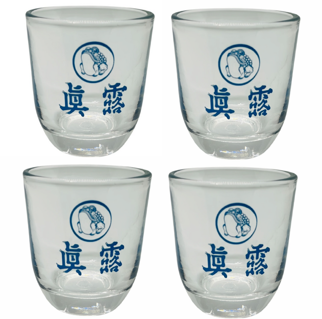 진로이즈백 소주잔, 혼합색상, 4개