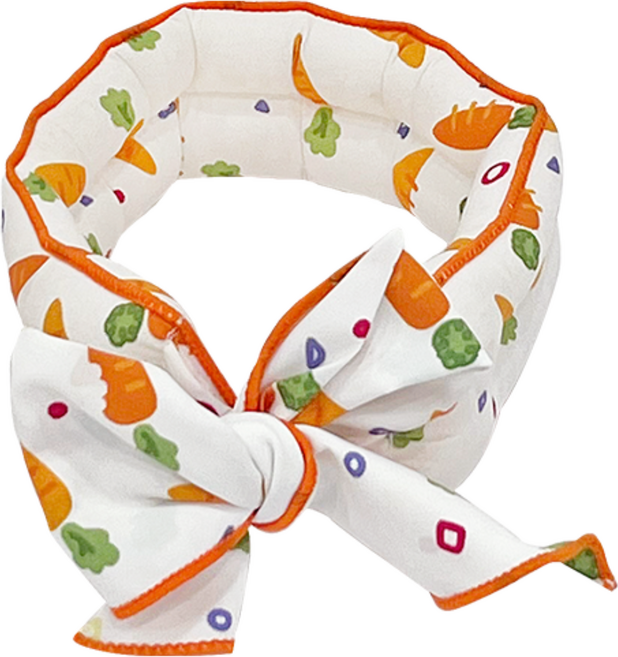 펫프닝 반려동물 강아지 스카프 산책용품 쁘띠스카프, 당근, 1개